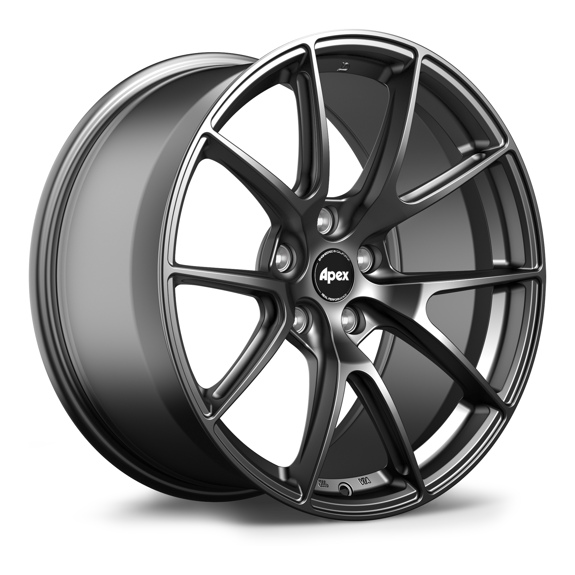 Apex VS-5 Alloy Wheel 19x11 ET75 5x120.65 Satin Black 70.3mm CB