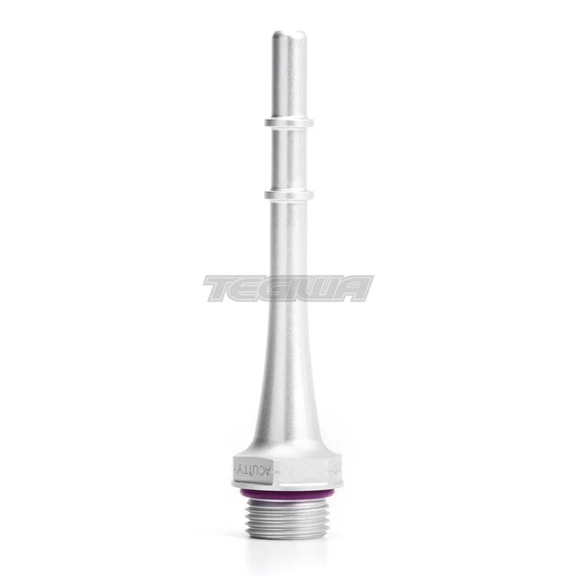 Acuity Fuel Rail Fittings 5/16" Quick-Connect to -8 O-Ring Boss (ORB) Adapter, 100mm flange to tip