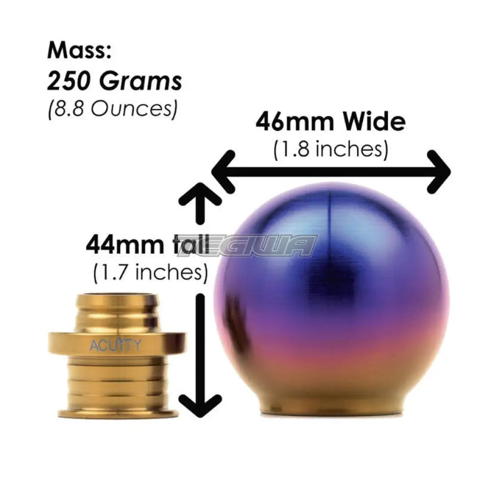 Acuity POCO-Ti Burnt Titanium Low Profile Shift Knob M10 x 1.5