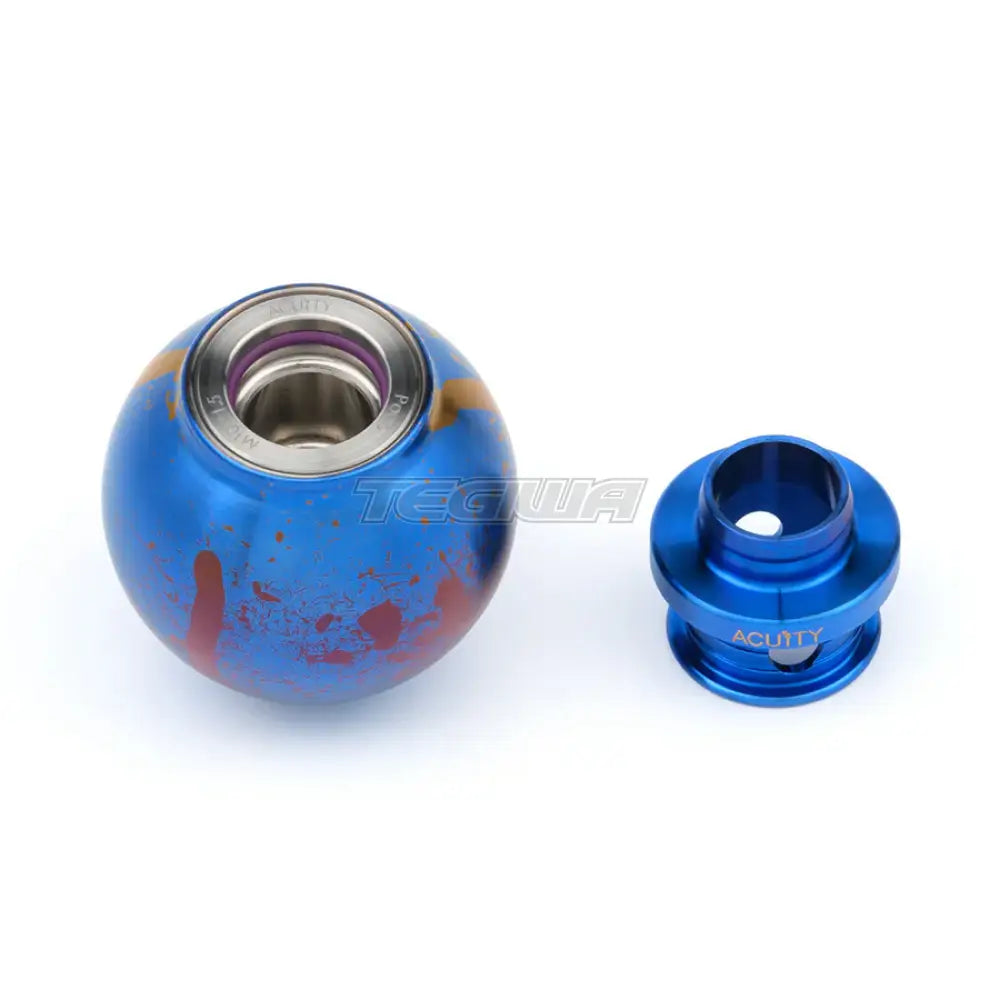 Acuity Poco-Ti Splatter Titanium Low Profile Shift Knob M10 X 1.5 Gear Knobs
