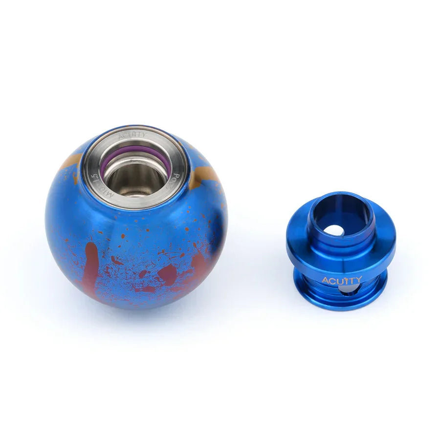 Acuity Poco-Ti Splatter Titanium Low Profile Shift Knob M10 X 1.5 Gear Knobs