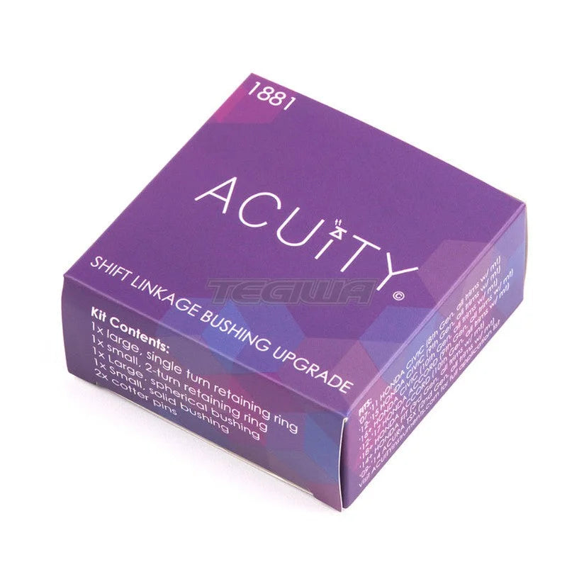 Acuity Shifter Cable Bushing Upgrade Various Honda Including Civic FN2 FK2 FK8 FL5 07+