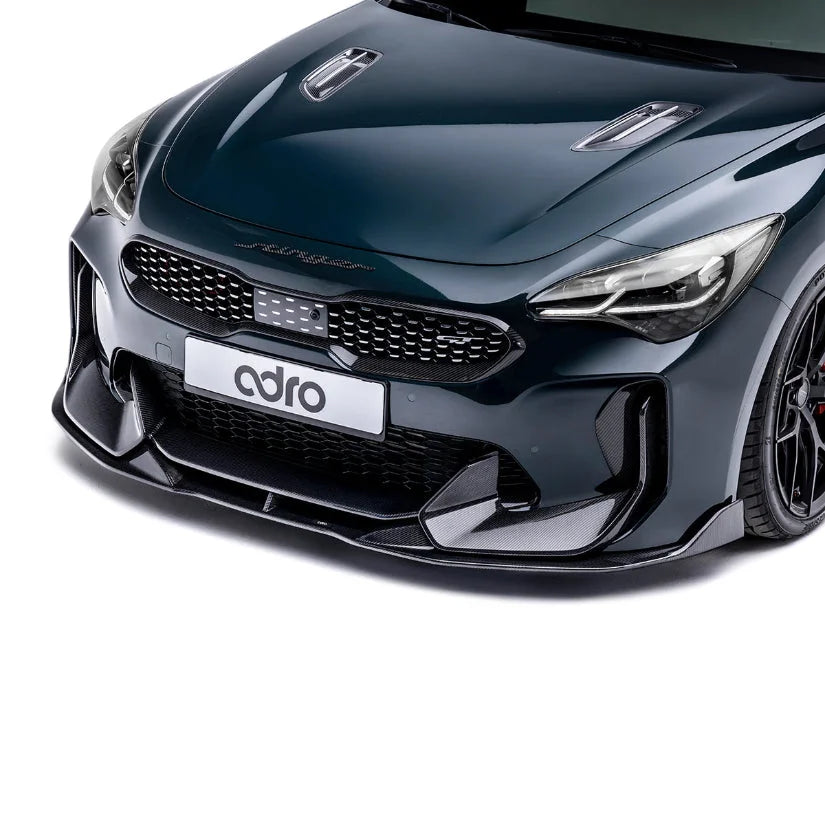 ADRO Carbon Fibre Front Lip Final Edition Kia Stinger 18-23 Splitters Skirts & Diffusers