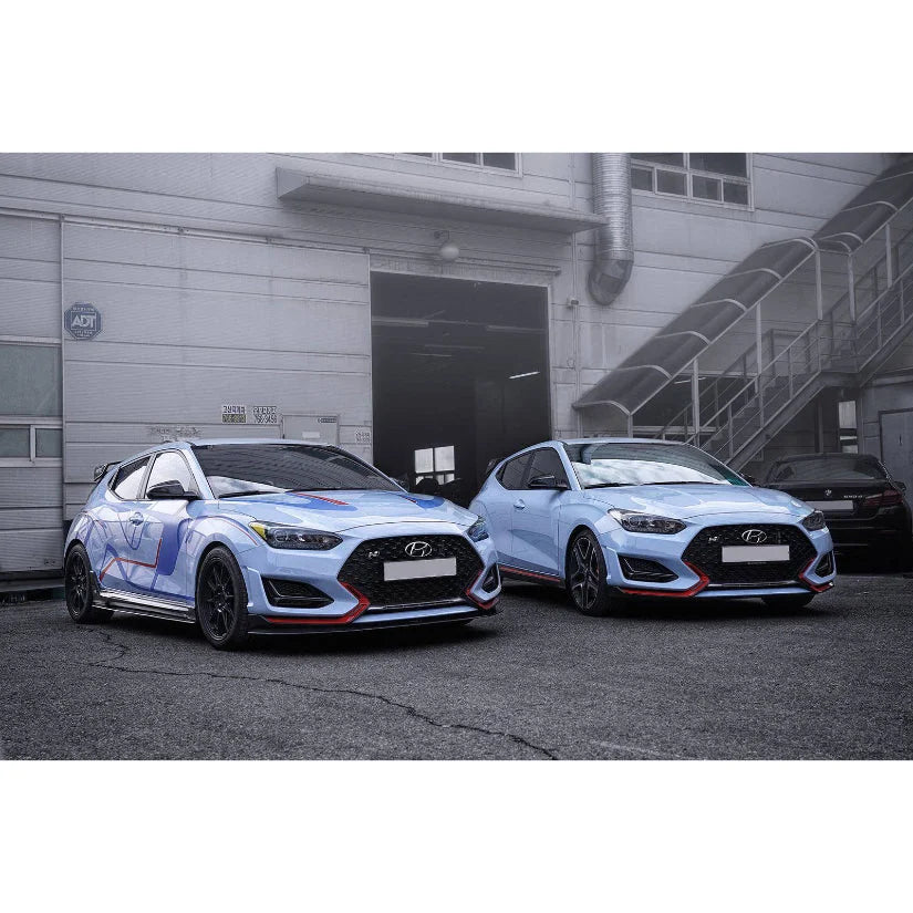 ADRO Carbon Fibre Front Lip V1 Hyundai Veloster Turbo Inc N 18-22 Splitters Skirts & Diffusers