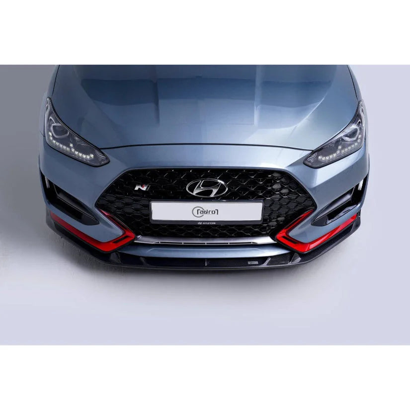 ADRO Carbon Fibre Front Lip V2 Type A Hyundai Veloster N 18-22 Splitters Skirts & Diffusers