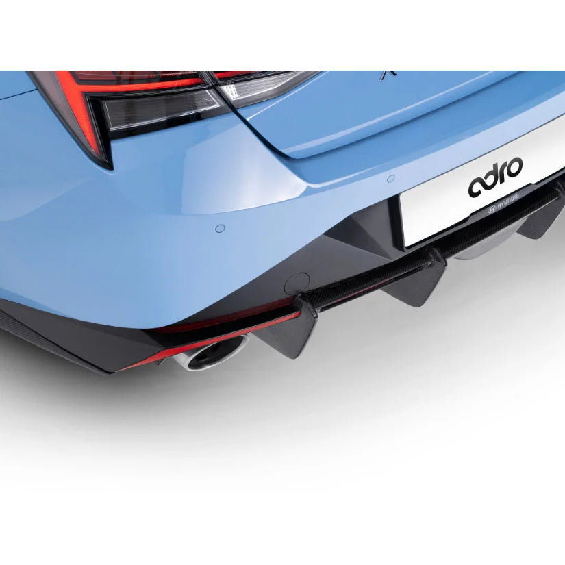 ADRO Carbon Fibre Rear Diffuser Hyundai Elantra N 20 + Splitters Skirts & Diffusers