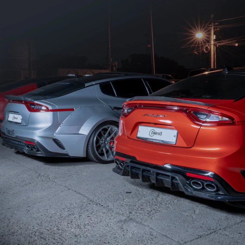 ADRO Carbon Fibre Trunk Spoiler V2 Kia Stinger 18-23 Spoilers