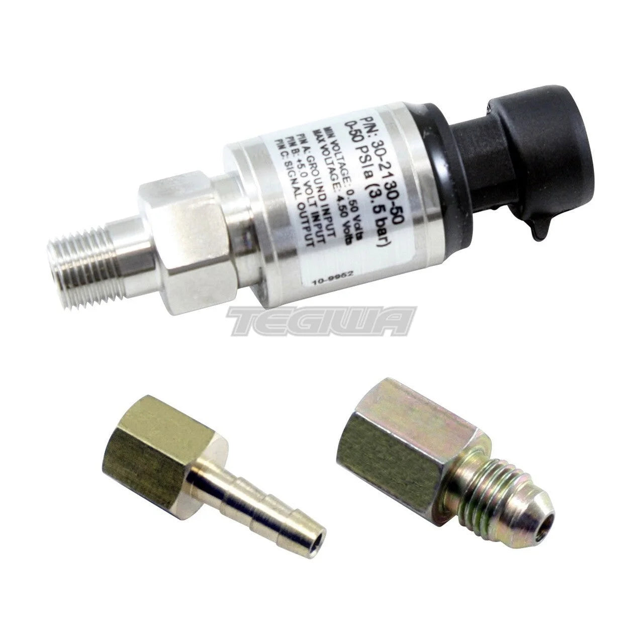 AEM 50 PSIa Or 3 5 Bar Stainless Sensor Kit Stainless Steel Sensor Body 1/8" NPT