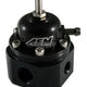 AEM Universal Adjustable Fuel Pressure Regulator Black Inlet