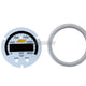 Aem X-Series Egt Gauge 0~1800F / 0~1000C Accessory Kit Silver Bezel &Amp; White Faceplate -