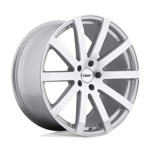 TSW BROOKLANDS Alloy Wheel 20x10 ET25 5x114 Silver With Mirror Cut Face 76.1mm CB