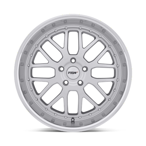 TSW VALENCIA Alloy Wheel 20x10 ET54 5x112 Silver With Mirror Cut Lip 72.1mm CB