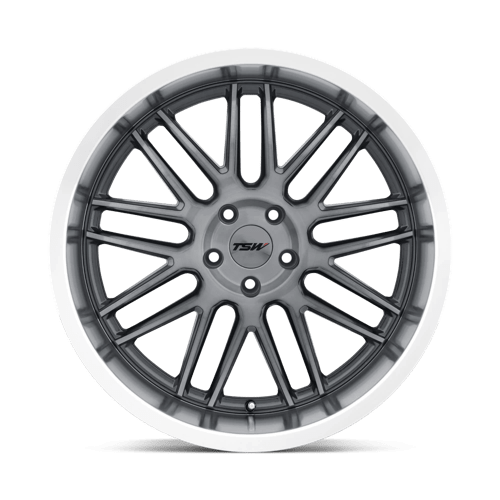 TSW AVALON Alloy Wheel 20x9 ET15 5x120 Gunmetal With Machined Lip 76.1mm CB