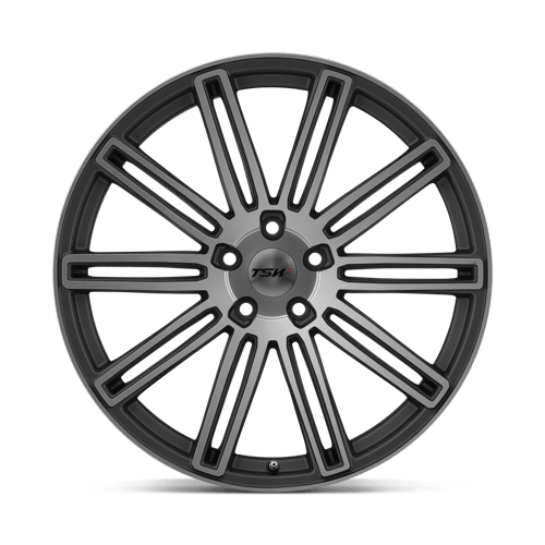 TSW CROWTHORNE Alloy Wheel 20x10 ET25 5x114 Matt Gunmetal With Matt Machined Face 76.1mm CB