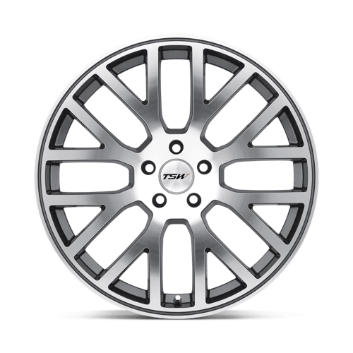 TSW DONINGTON Alloy Wheel 22x10.5 ET25 5x114 Gunmetal Mirror Cut Face 76.1mm CB