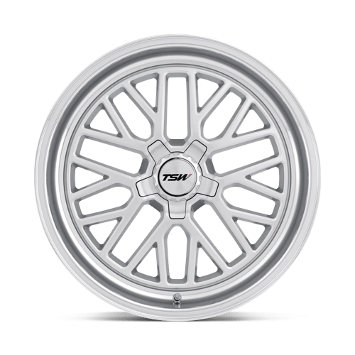 TSW HOCKENHEIM S Alloy Wheel 20x10 ET25 5x114 Silver With Mirror Cut Lip 76.1mm CB