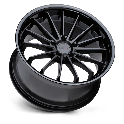 TSW MARINA Alloy Wheel 20x10 ET25 5x114 Matt Black With Gloss Black Lip 76.1mm CB