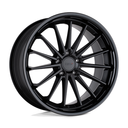TSW MARINA Alloy Wheel 20x10 ET25 5x114 Matt Black With Gloss Black Lip 76.1mm CB
