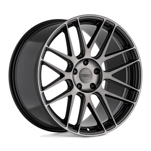 TSW NORD Alloy Wheel 20x10.5 ET42 5x112 Semi Gloss Black Mill Machined Dark 66.56mm CB