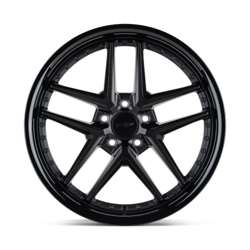 TSW PREMIO Alloy Wheel 19x9.5 ET20 5x120 Matt Black With Gloss Black Lip 76.1mm CB