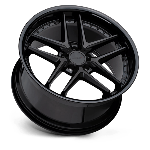 TSW PREMIO Alloy Wheel 19x9.5 ET20 5x120 Matt Black With Gloss Black Lip 76.1mm CB