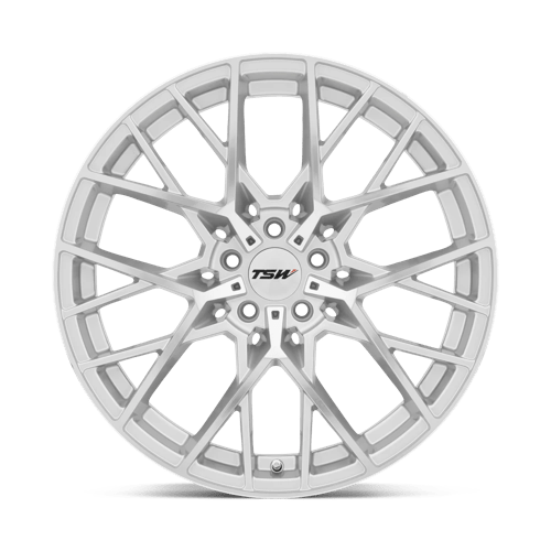 TSW SEBRING Alloy Wheel 22x9 ET32 5x114 Silver With  Mirror Cut Face 76.1mm CB