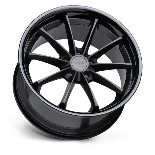 TSW SWEEP Alloy Wheel 20x10 ET25 5x114 Matt Black With Gloss Black Lip 76.1mm CB