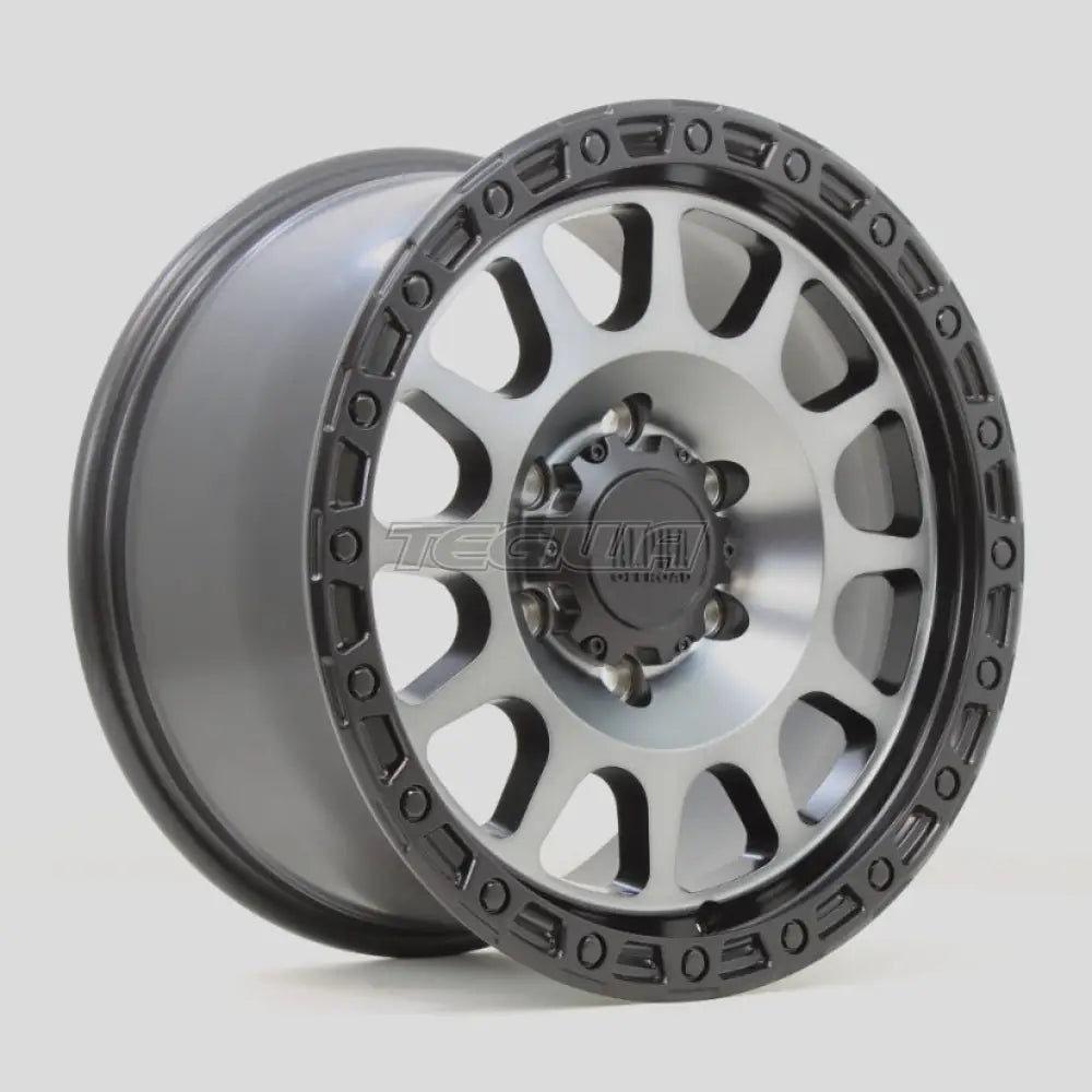 Alpha Offroad Brawler Alloy Wheel 17x9 ET40 6x139 Satin Black Machined Face 106.1mm CB Alloy Wheels