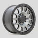 Alpha Offroad Brawler Alloy Wheel 17x9 ET40 6x139 Satin Black Machined Face 106.1mm CB Alloy Wheels