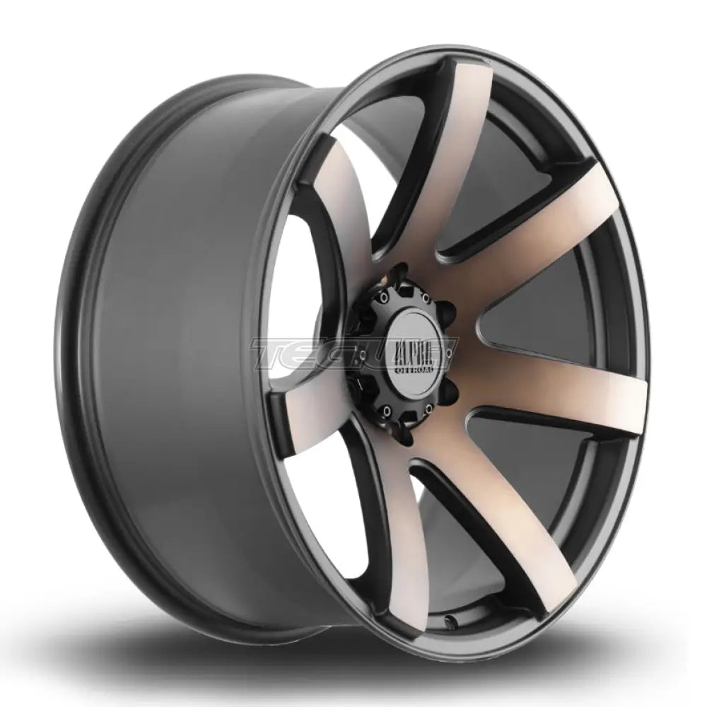 Alpha Offroad Gauntlet Alloy Wheel 20x9 ET10 6x139 Satin Black Bronze Spokes 106.1mm CB Alloy Wheels