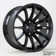 Alpha Offroad Machete Alloy Wheel 20x9 ET10 6x139 Black 106.1mm CB Alloy Wheels