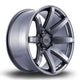 Alpha Offroad Nomad Alloy Wheel 20x9 ET10 6x139 Hyper Grey 106.1mm CB Alloy Wheels