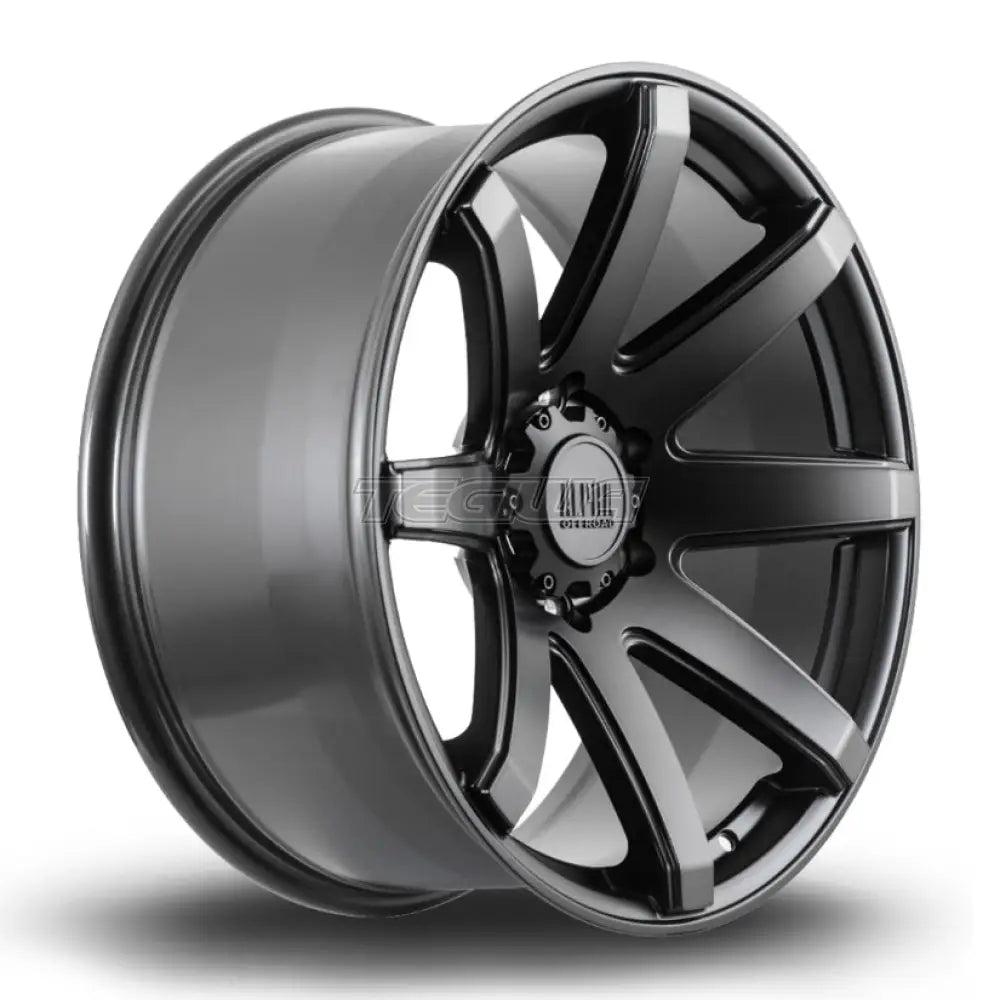 Alpha Offroad Nomad Alloy Wheel 20x9 ET10 6x139 Satin Black Machined Face 106.1mm CB Alloy Wheels