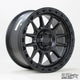 Alpha Offroad Podium Alloy Wheel 18x9 ET15 6x114 Satin Black 66.1mm CB Alloy Wheels