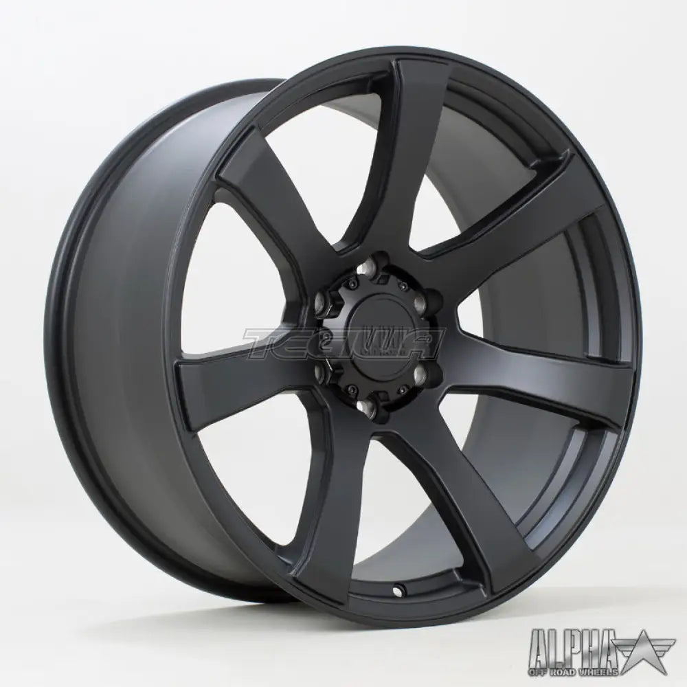 Alpha Offroad RIOT Alloy Wheel 20x9 ET10 6x139 Satin Black 106.1mm CB Alloy Wheels