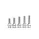 Apex 17Mm 60 Degree Cone Seat Lug Bolts M12X1.5 / Oem Silver Wheel Nuts & Studs