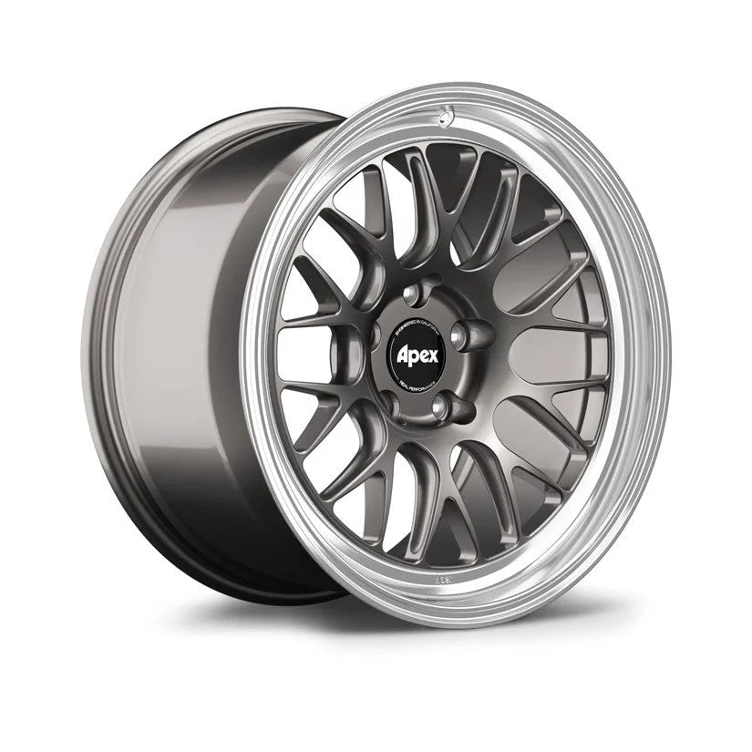Apex Ml-10Rt Forged Touring Line Wheels Anthracite With Machined Lip Alloy