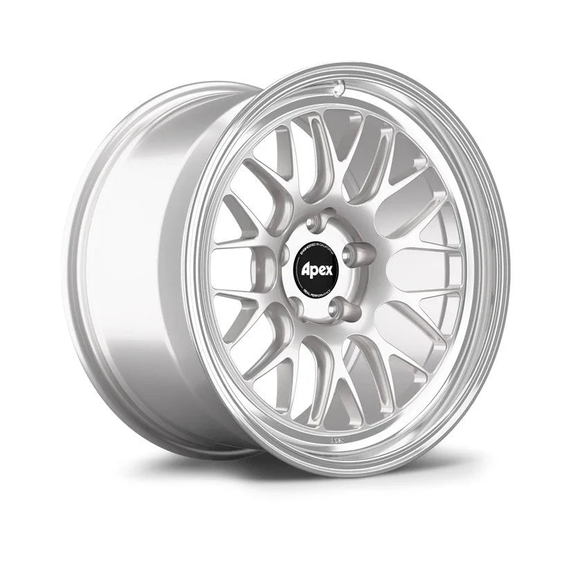 Apex ML-10RT Forged Touring Line Wheels Race Silver With Machined Lip Alloy Wheels