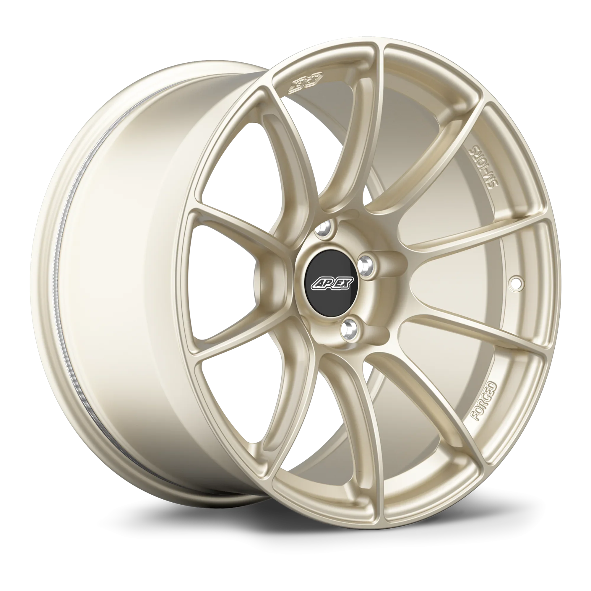 Apex SM-10RS Forged Alloy Wheel 18x10.5 ET44 5x114 Motorsport Gold 60.1mm CB