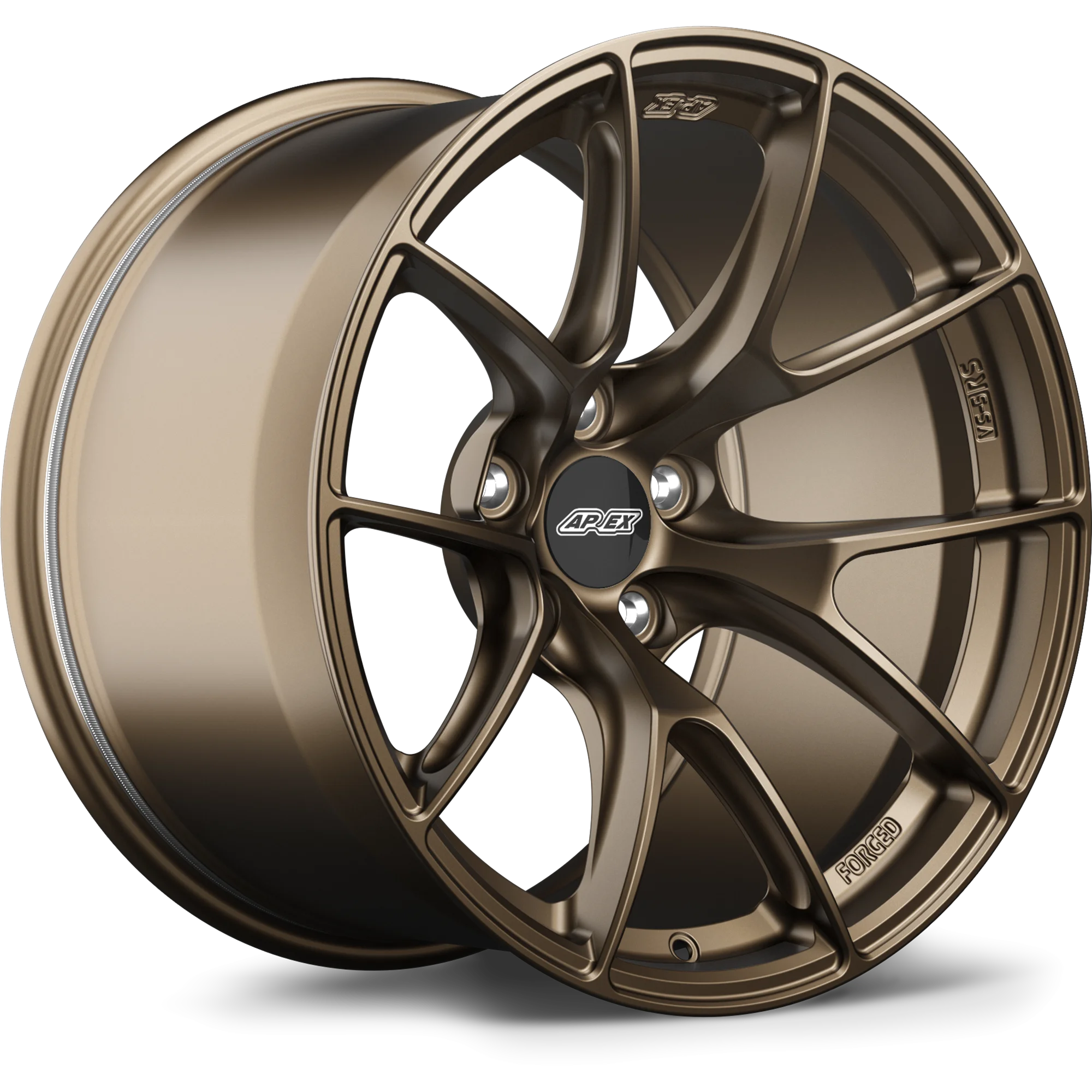 Apex VS-5RS Alloy Wheel 18x10.5 ET15 5x114.3 66.1mm CB Satin Bronze Alloy Wheels