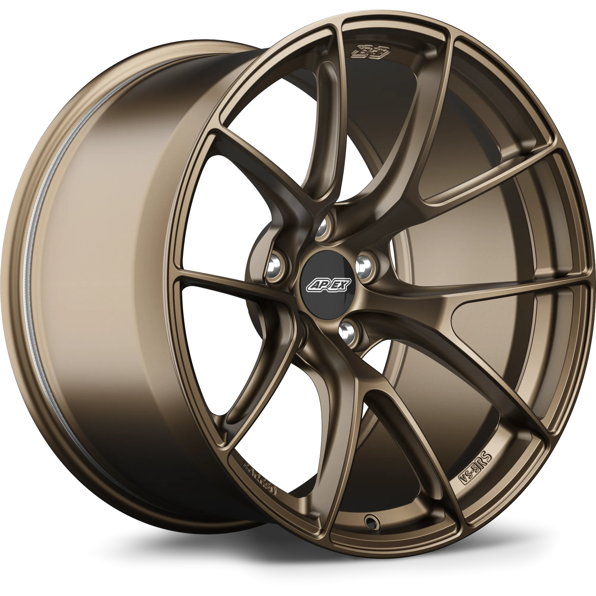 Apex VS-5RS Alloy Wheel 19x10.5 ET15 5x114.3 66.1mm CB Satin Bronze Alloy Wheels