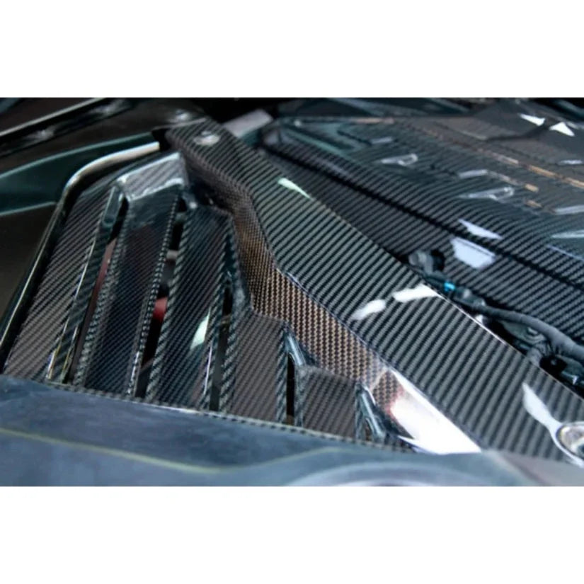 Apr Performance Carbon Fiber Engine Plenum Chevrolet Corvette C8 20 + Fibre