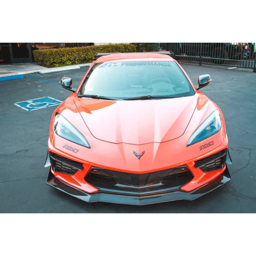 Apr Performance Carbon Fiber Front Bumper Side Bezel Chevrolet Corvette C8 20 + Fibre