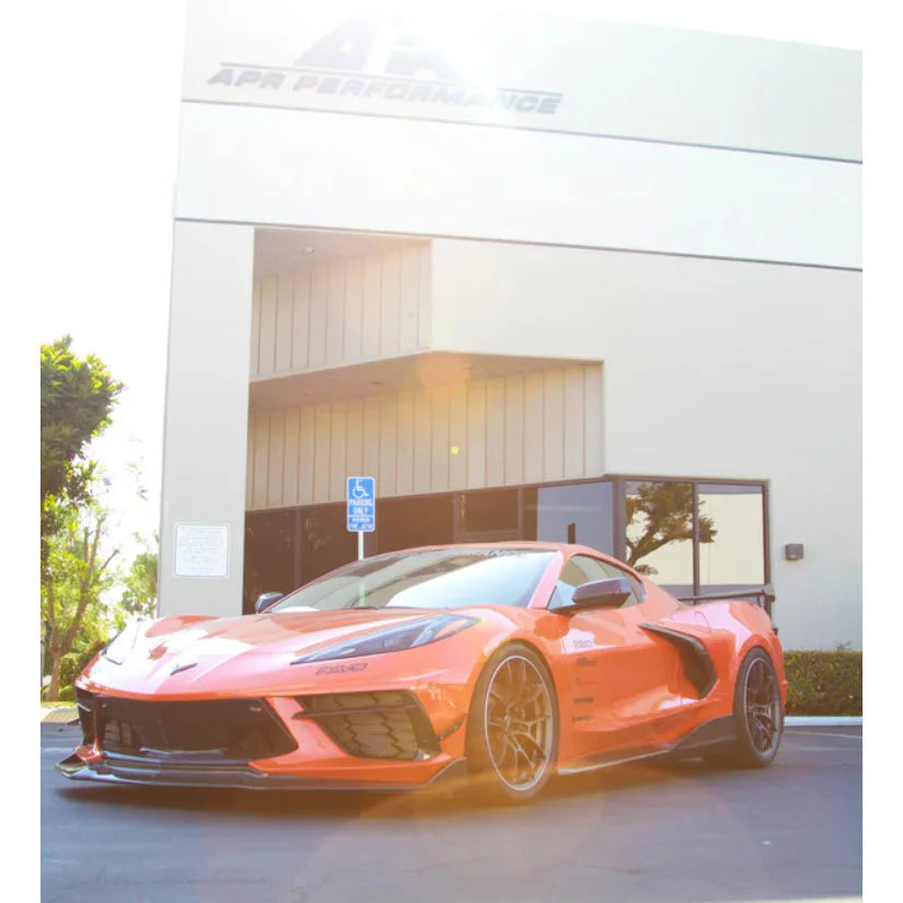 Apr Performance Carbon Fiber Front Bumper Side Bezel Chevrolet Corvette C8 20 + Fibre