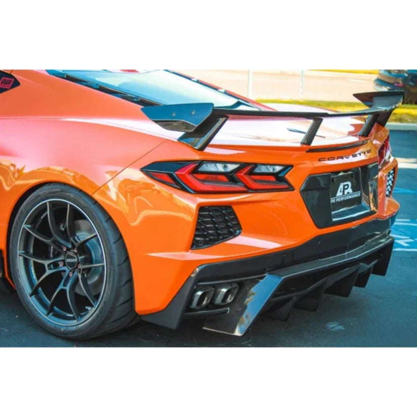 Apr Performance Carbon Fiber License Plate Frame Chevrolet C8 20 + Fibre