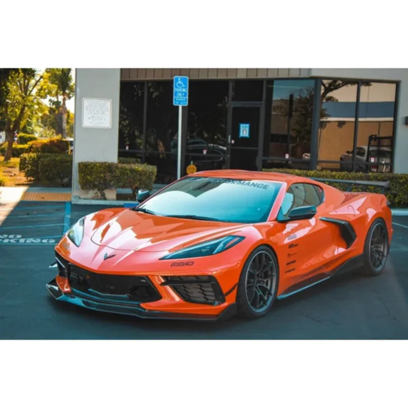 Apr Performance Carbon Fiber Side Rocker Extensions Chevrolet Corvette C8 20 + Bumpers & Body Kits