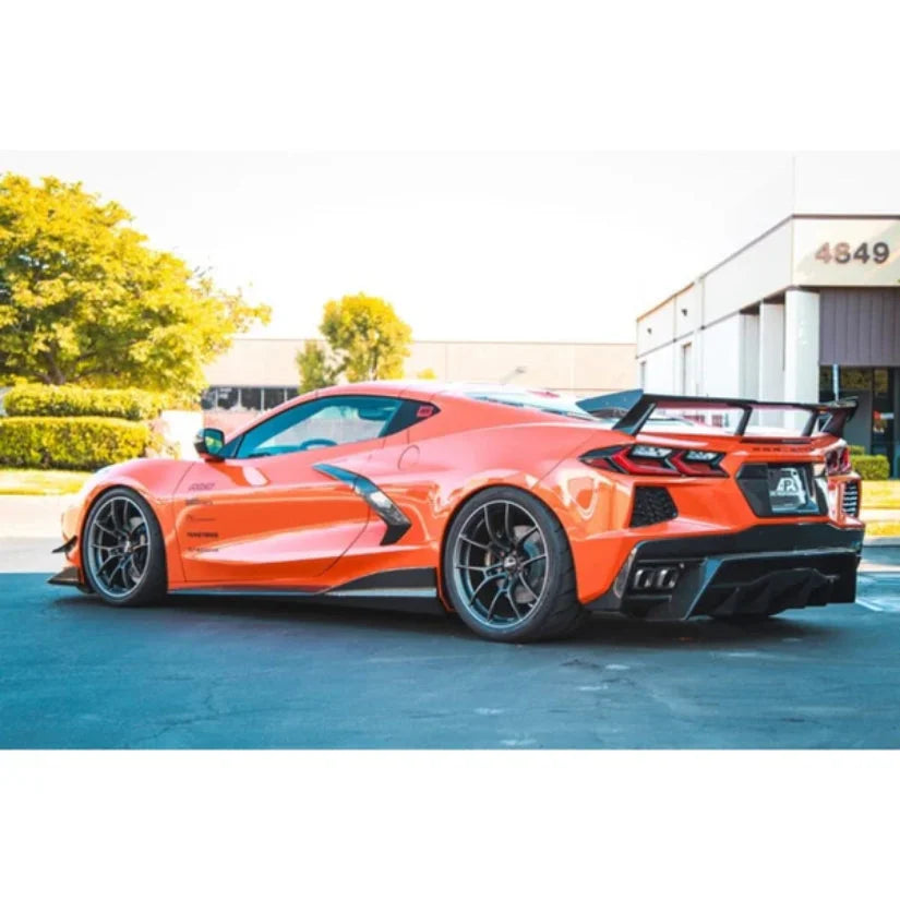 Apr Performance Carbon Fiber Side Rocker Extensions Chevrolet Corvette C8 20 + Bumpers & Body Kits