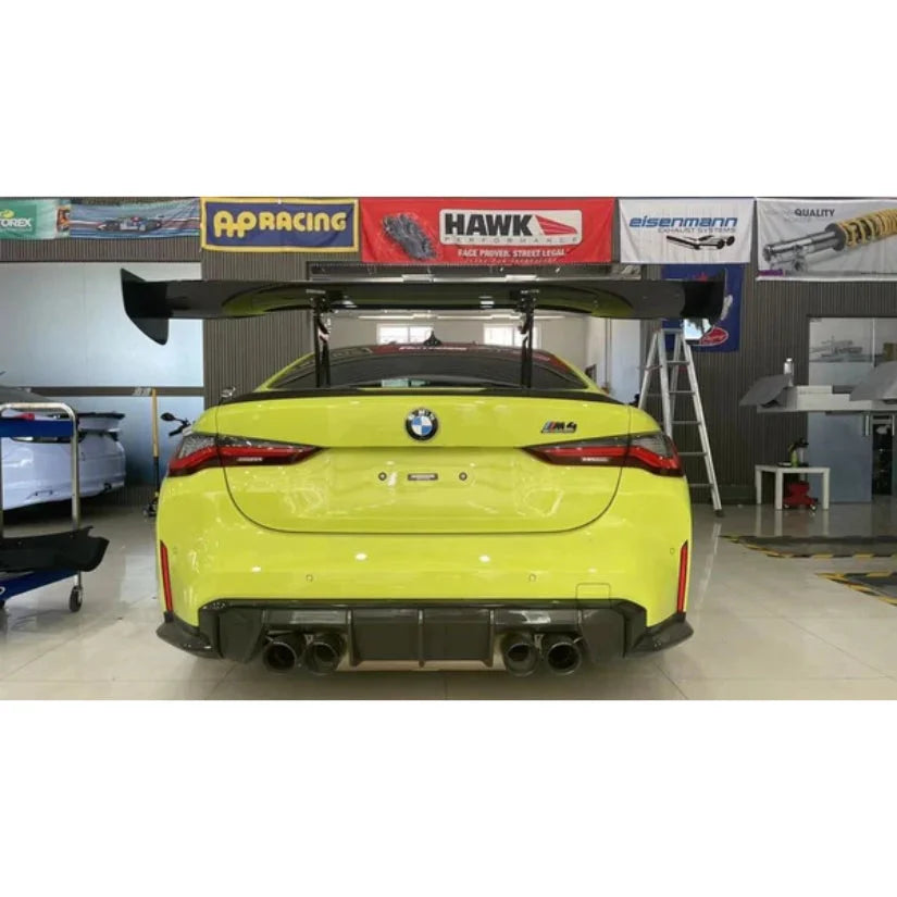Apr Performance Gtc-300 67In Adjustable Carbon Fiber Wing Bmw G82 M4 21 + Spoilers