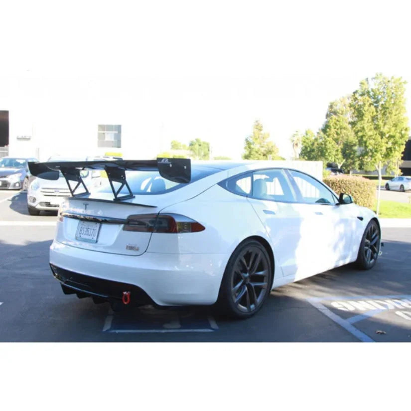 Apr Performance Gtc-500 71In Adjustable Carbon Fiber Wing Tesla Model S Plaid 21 + Spoilers
