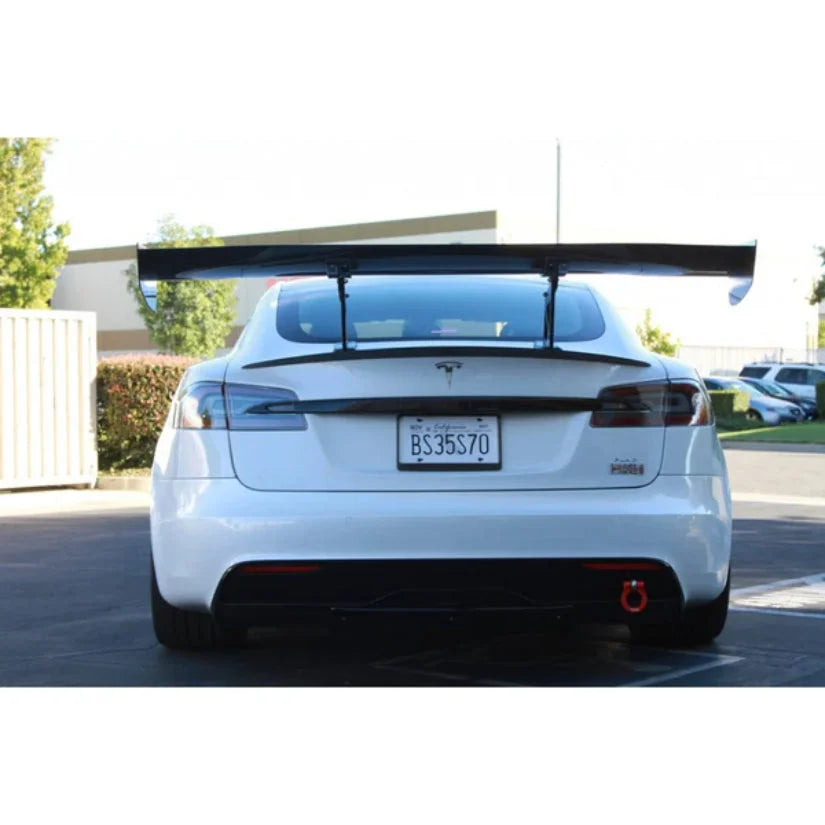 Apr Performance Gtc-500 71In Adjustable Carbon Fiber Wing Tesla Model S Plaid 21 + Spoilers